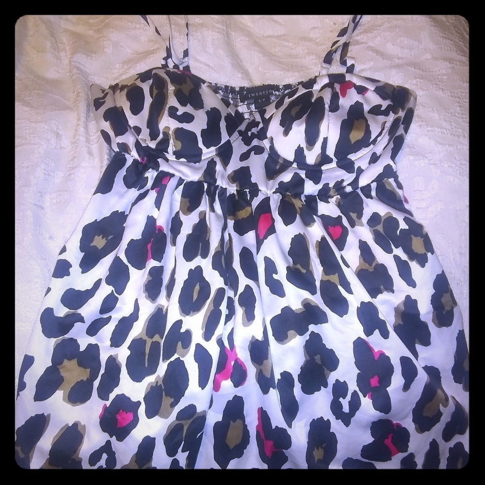 Animal print top